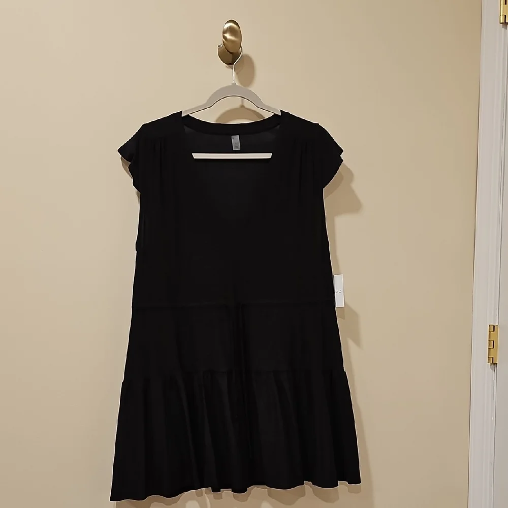 Beyond Yoga Spacedye Featherweight Out and About Ruffle Dress; Size XL; NWT - Picture 4 of 12